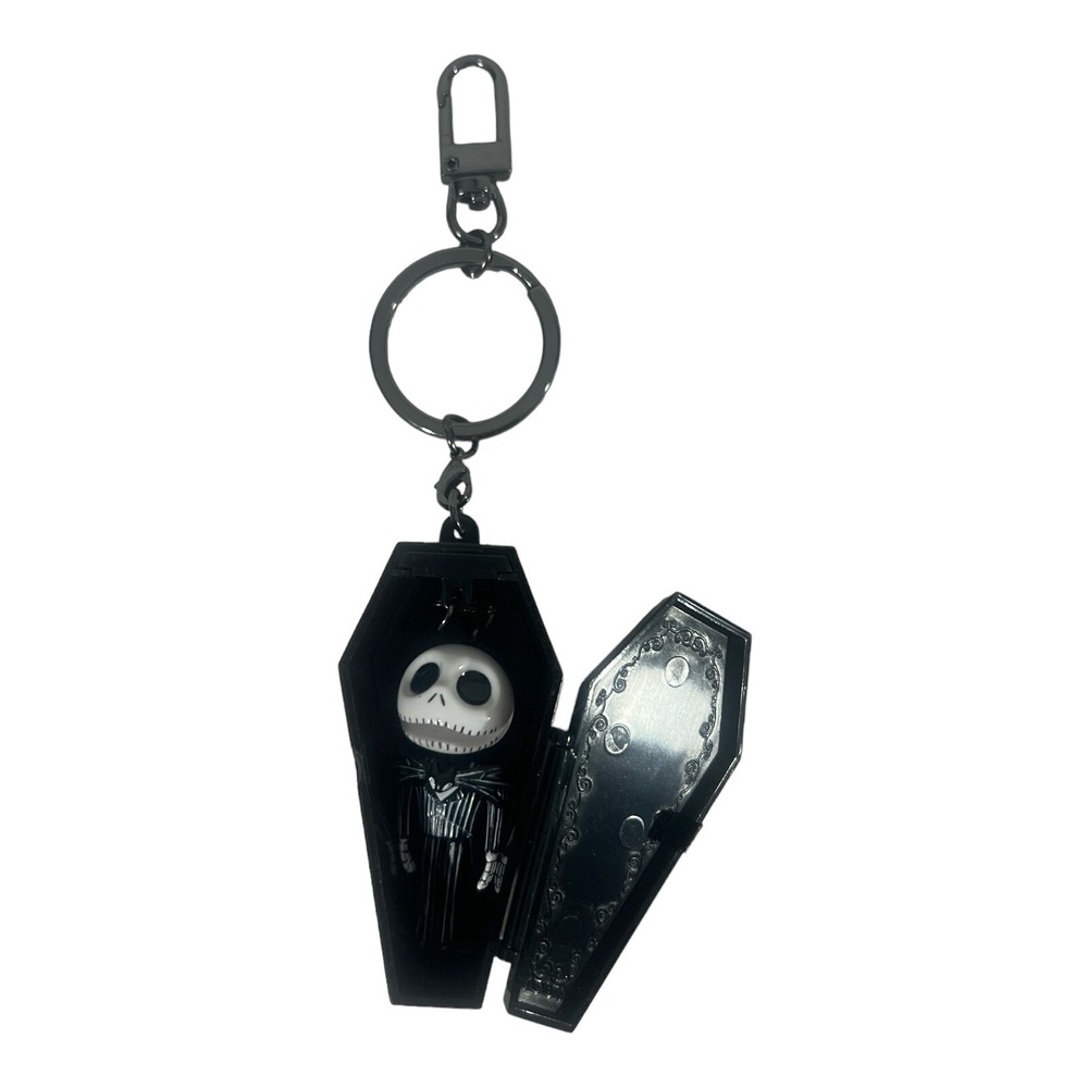 Disney Park keychain nightmare before Christmas rare coffin jack doll large nbc